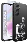Etui do Samsung Galaxy A35 5G malowane wzór dla chłopca ze szkłem