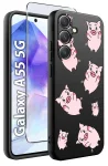 Etui do Samsung Galaxy A55 5G malowane wzór zwierzęta ze szkłem