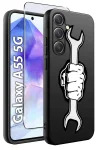 Etui do Samsung Galaxy A55 5G malowane wzór męski ze szkłem