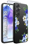 Etui do Samsung Galaxy A55 5G malowane wzór damski ze szkłem