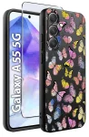 Etui do Samsung Galaxy A55 5G malowane wzór kolorowy ze szkłem