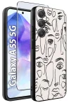 Etui do Samsung Galaxy A55 5G malowane wzór damski ze szkłem