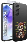 Etui do Samsung Galaxy A55 5G malowane wzór dla dzieci ze szkłem