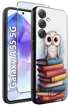 Etui do Samsung Galaxy A55 5G malowane wzór fajny ze szkłem