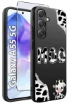 Etui do Samsung Galaxy A55 5G malowane wzór śmieszny ze szkłem