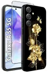 Etui do Samsung Galaxy A55 5G malowane wzór damski ze szkłem