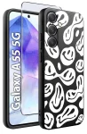Etui do Samsung Galaxy A55 5G malowane wzór śmieszny ze szkłem