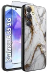 Etui do Samsung Galaxy A55 5G malowane wzór kobiecy ze szkłem