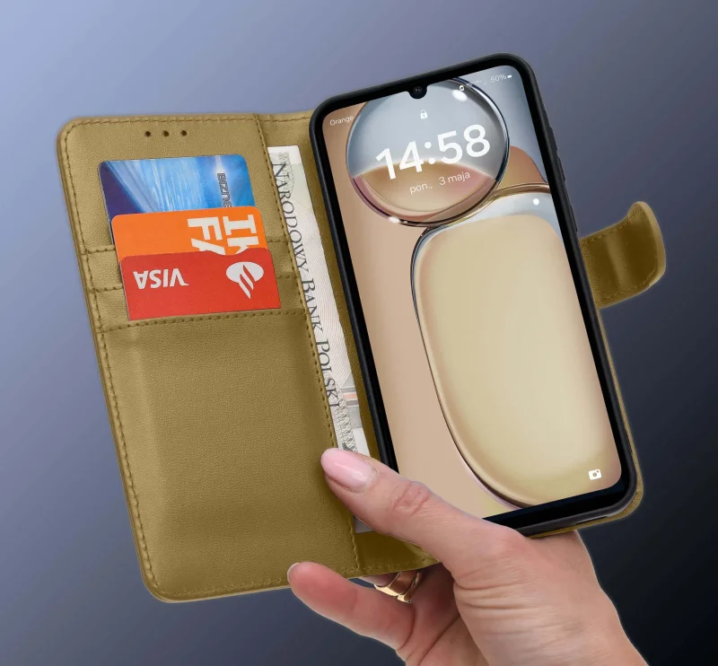 etui-do-samsung-galaxy-a15-5g-zielone-magnetyczne-z-klapka-ze-szklem