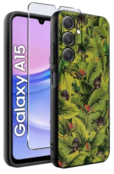 Etui do Samsung Galaxy A15 malowane wzór fajny ze szkłem