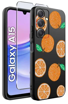 Etui do Samsung Galaxy A15 malowane wzór fajny ze szkłem