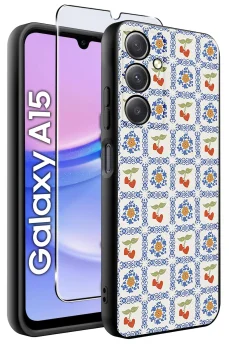 Etui do Samsung Galaxy A15 malowane wzór fajny ze szkłem
