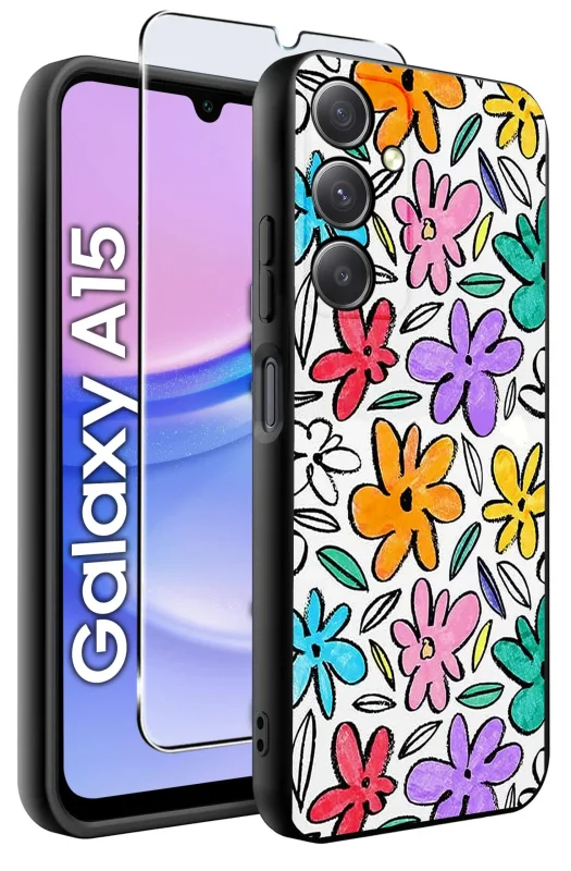 etui-do-samsung-galaxy-a15-malowane-wzor-ze-szklem