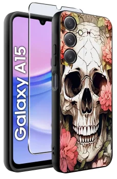 Etui do Samsung Galaxy A15 malowane wzór dla chłopca ze szkłem