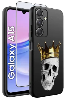 Etui do Samsung Galaxy A15 malowane wzór dla chłopca ze szkłem