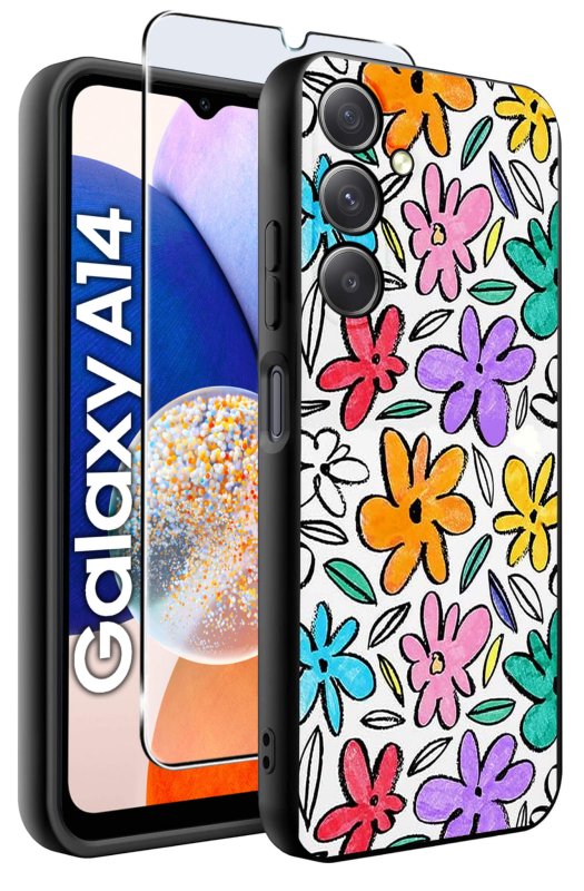 etui-do-samsung-galaxy-a14-5g-rozne-wzory-ze-szklem