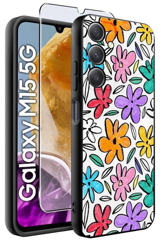 etui-do-samsung-galaxy-m15-5g-rozne-wzory-ze-szklem