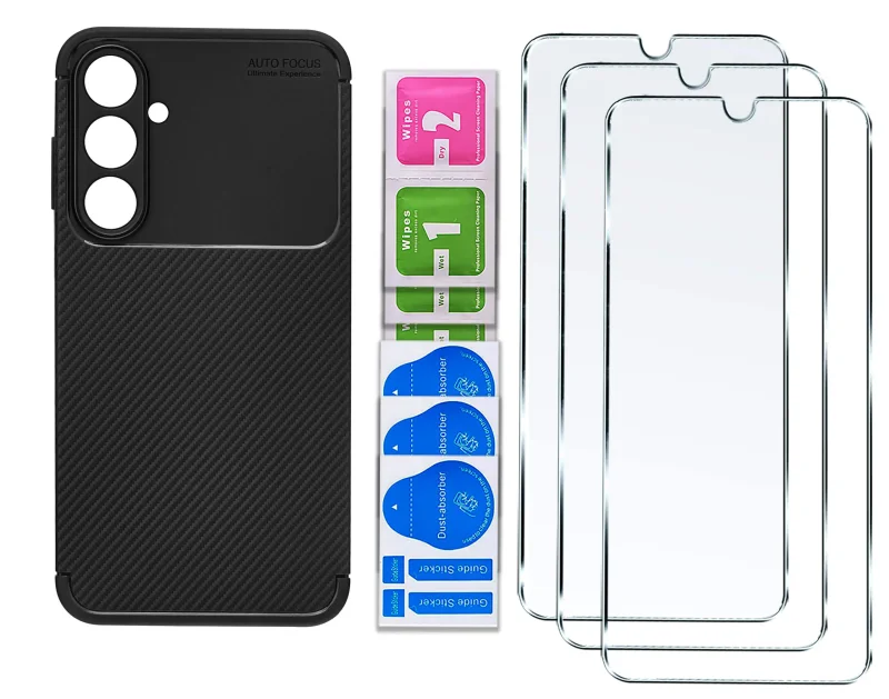 case-do-samsung-galaxy-a15-5g-carbon-z-zestawem-3-szkiel