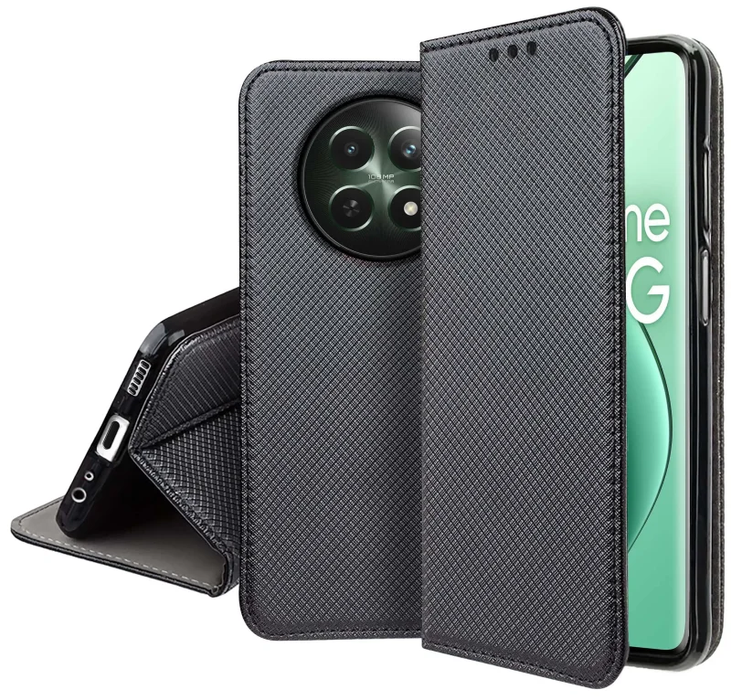 etui-do-realme-12-5g-12x-5g-czarne-zamykane-ze-szklem