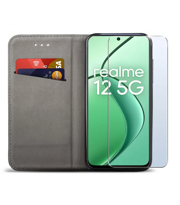 etui-do-realme-12-5g-czarne-zamykane-ze-szklem