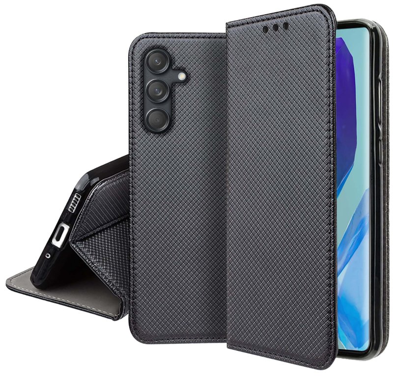 etui-do-samsung-galaxy-m55-5g-czarne-zamykane-ze-szklem