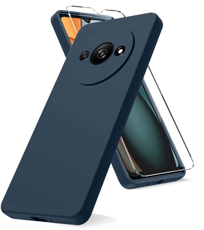 etui-do-xiaomi-redmi-a3-granatowe-matowe-ze-szklem