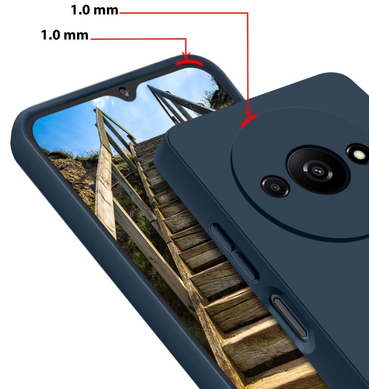 etui-do-xiaomi-redmi-a3-granatowe-matowe-ze-szklem