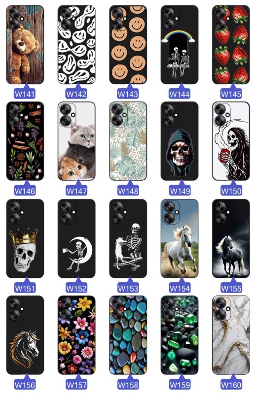 etui-do-xiaomi-redmi-13c-5g-rozne-wzory-ze-szklem