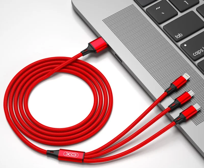 kabel-3w1-lightning-usb-c-micro-czerwony