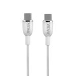 Kabel 2 x USB-C szybkie ładowanie 1,2m biały