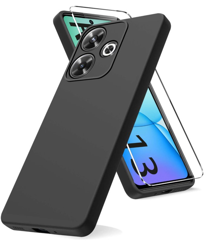 etui-do-xioami-redmi-13-4g-czarne-matowe-ze-szklem