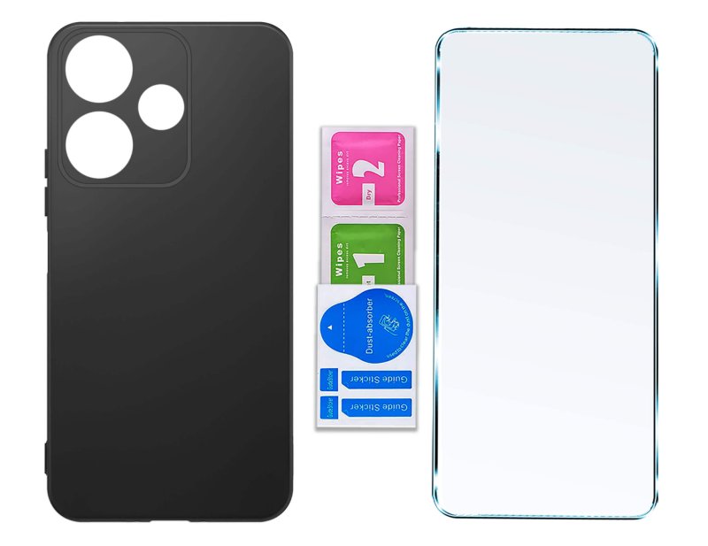 etui-do-xioami-redmi-13-4g-czarne-matowe-ze-szklem