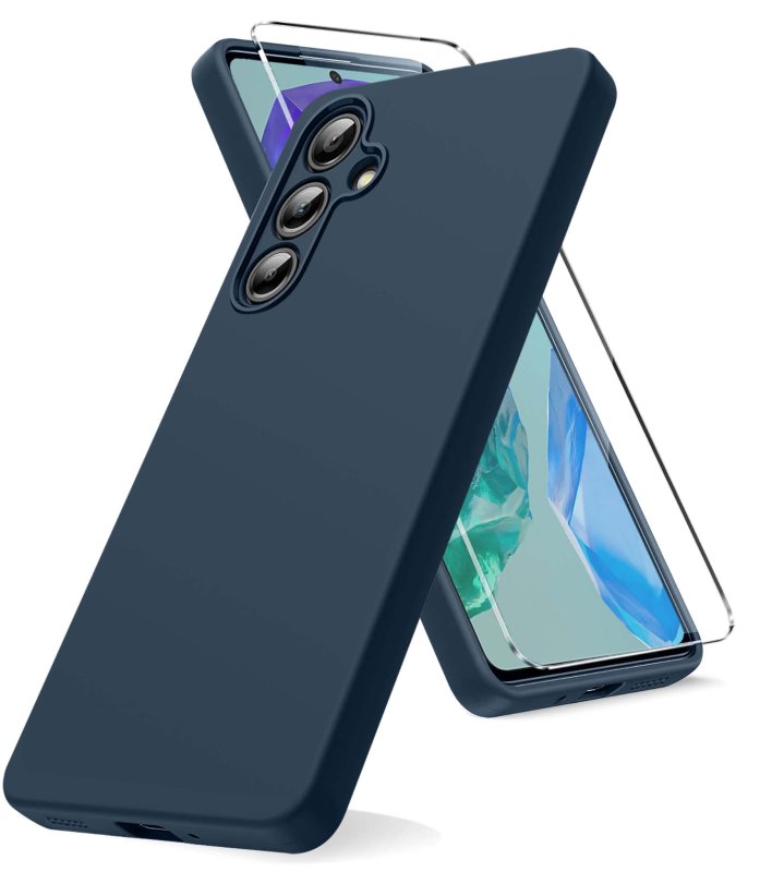 etui-do-samsung-galaxy-m55-5g-granatowe-matowe-ze-szklem
