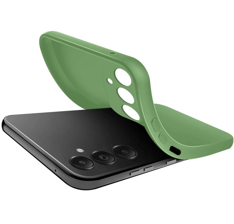 etui-do-samsung-galaxy-a15-oliwkowe-matowe-ze-szklem