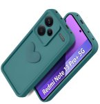 Etui do Xiaomi Redmi Note 13 Pro+ Plus 5G silikonowe serce zielone