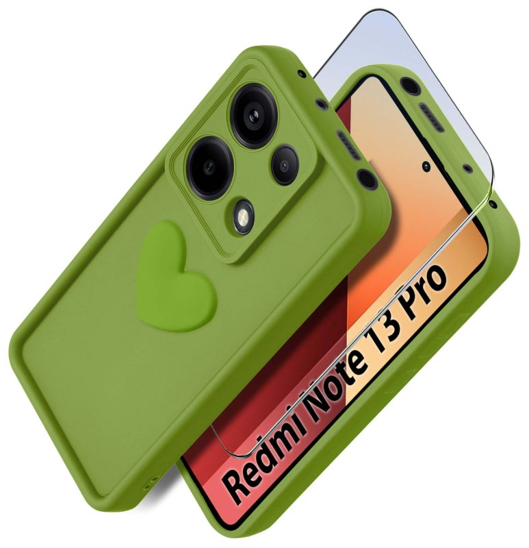 etui-do-xiaomi-redmi-note-13-pro-4g-silikonowe-serce-limonkowe-ze-szklem