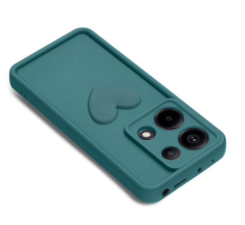 etui-do-xiaomi-redmi-note-13-pro-4g-silikonowe-serce-zielone-ze-szklem