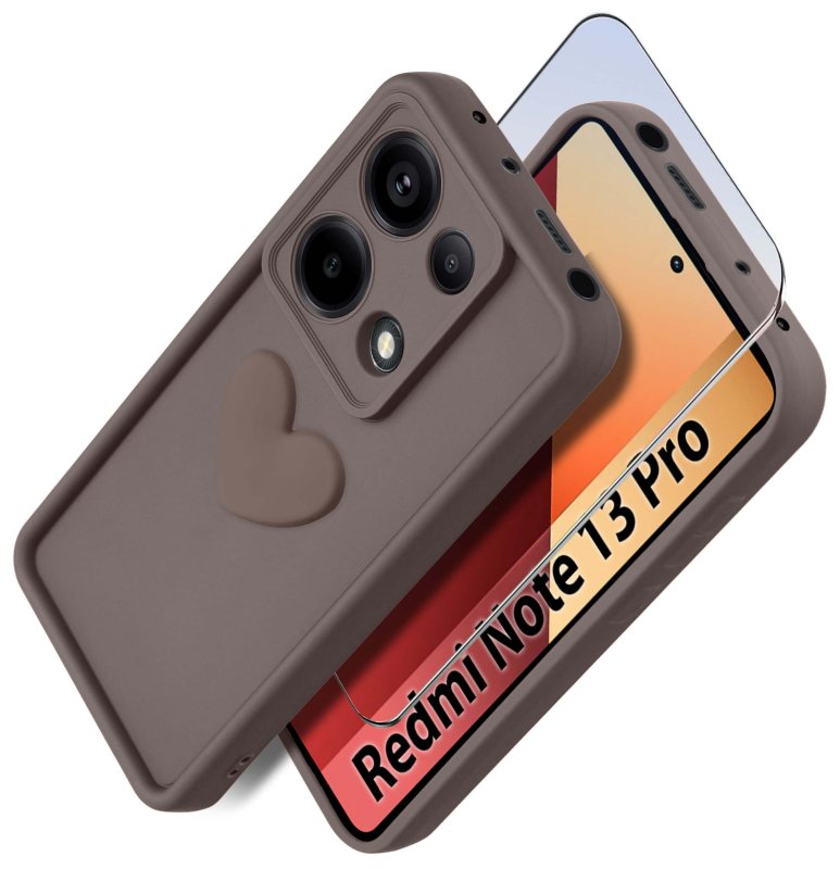 etui-do-xiaomi-redmi-note-13-pro-4g-silikonowe-serce-brazowe-ze-szklem