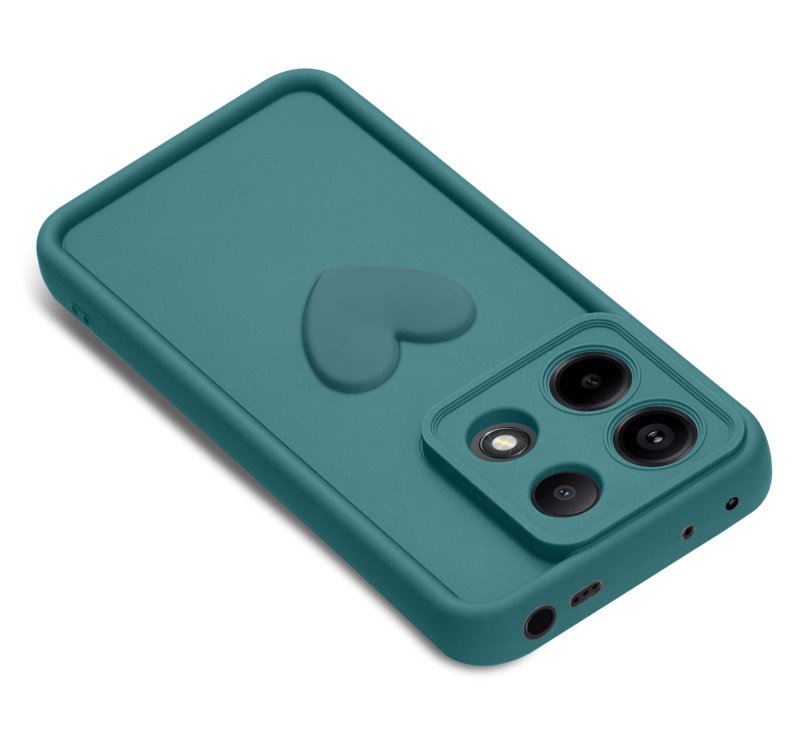 etui-do-xiaomi-redmi-note-13-4g-silikonowe-serce-zielone-ze-szklem