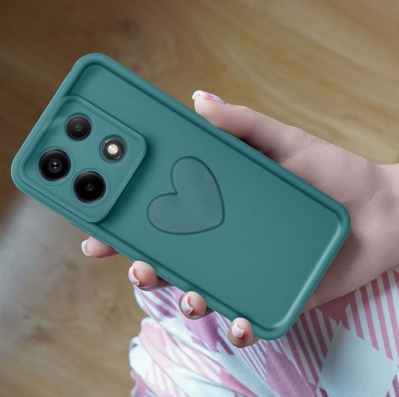 etui-do-xiaomi-redmi-note-13-4g-silikonowe-serce-zielone-ze-szklem