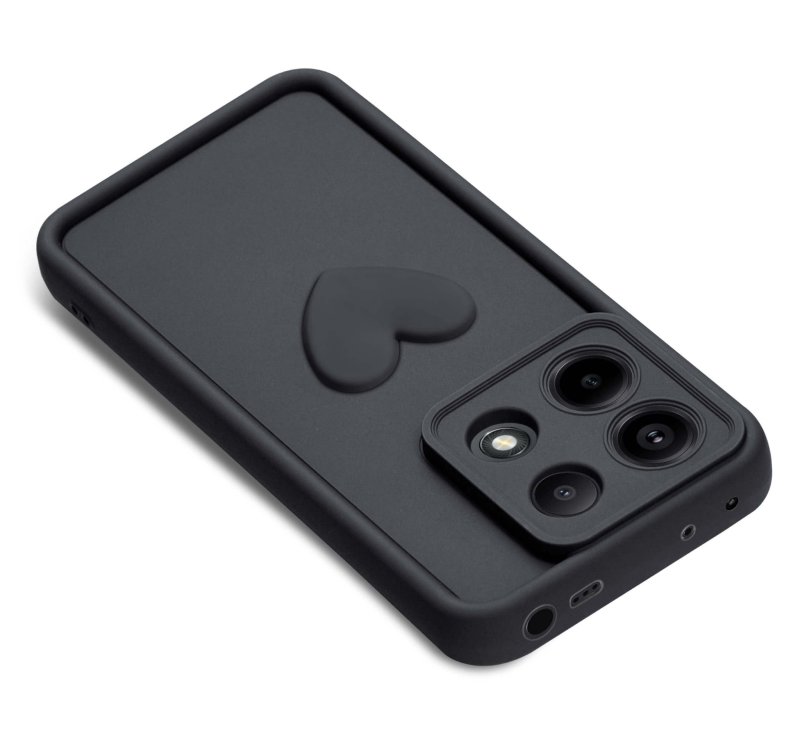 etui-do-xiaomi-redmi-note-13-4g-silikonowe-serce-czarne-ze-szklem