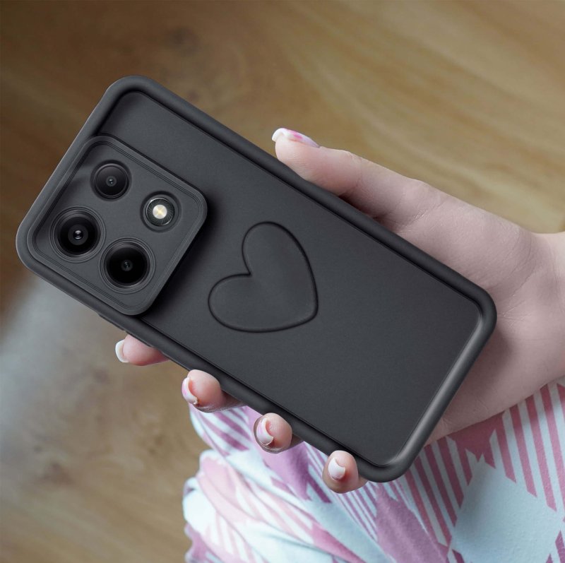 etui-do-xiaomi-redmi-note-13-4g-silikonowe-serce-czarne-ze-szklem