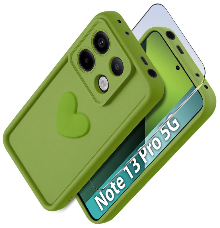 etui-do-xiaomi-redmi-note-13-pro-5g-silikonowe-serce-limonkowe-ze-szklem