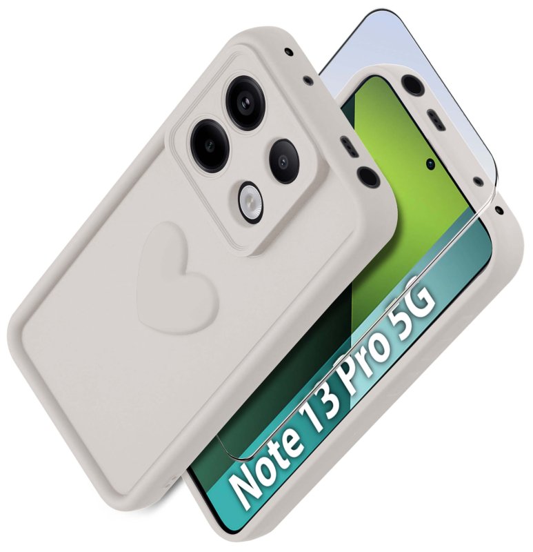 etui-do-xiaomi-redmi-note-13-pro-5g-silikonowe-serce-biale-ze-szklem