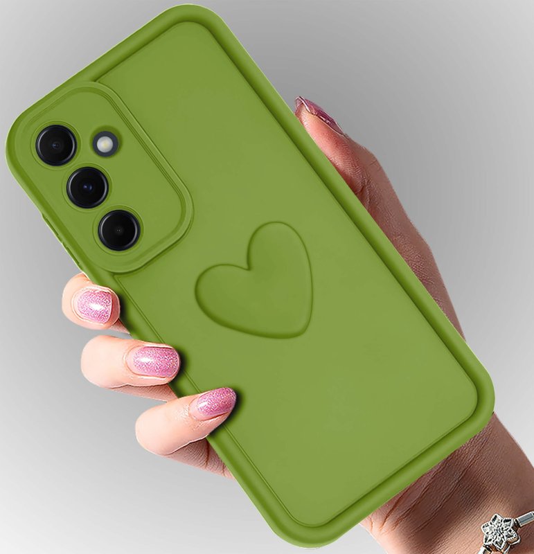 etui-do-samsung-galaxy-a15-5g-silikonowe-serce-limonkowe-ze-szklem