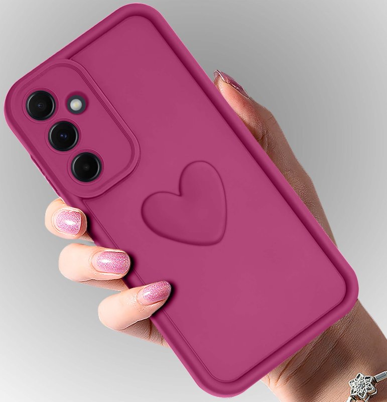 etui-do-samsung-galaxy-a15-5g-silikonowe-serce-rozowe-ze-szklem