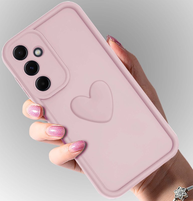 etui-do-samsung-galaxy-a55-5g-silikonowe-serce-jasnorozowe-ze-szklem