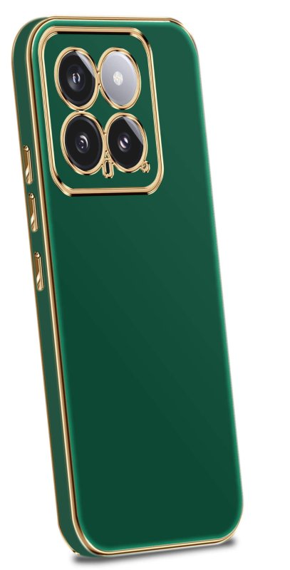etui-do-xiaomi-14-ze-zlota-ramka-zielone-ze-szklem