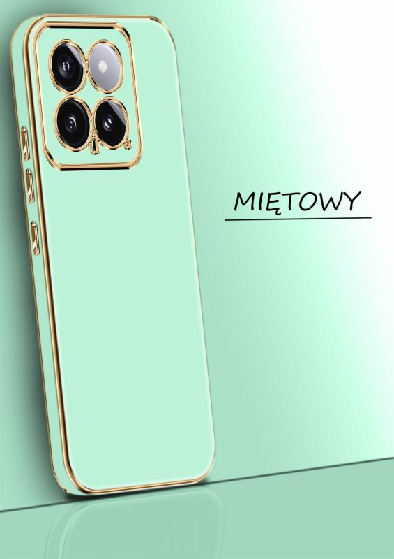 etui-do-xiaomi-14-ze-zlota-ramka-mietowe-ze-szklem
