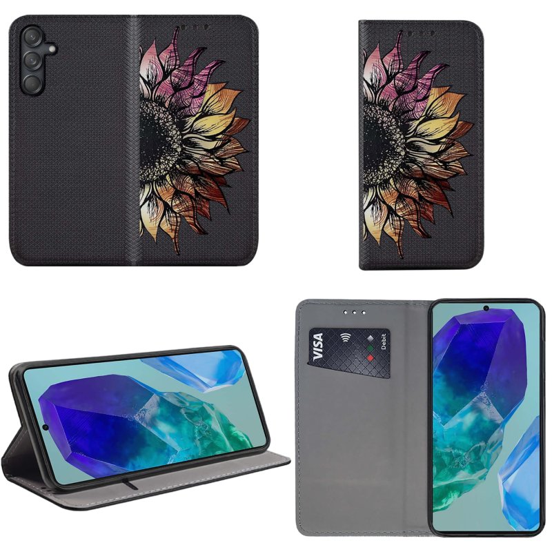 etui-do-samsung-galaxy-m55-5g-zamykane-malowane-wzor-kwiat-ze-szklem